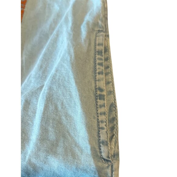 Faherty Queenie Embroidered Dress Chambray Blue XS Boho Cottage Core - Picture 5 of 9